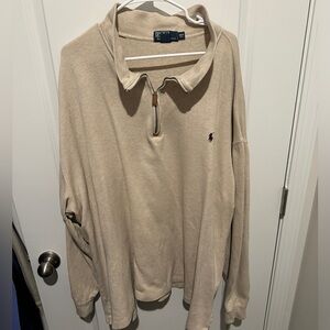 Ralph Lauren quarter zip pull over sweater